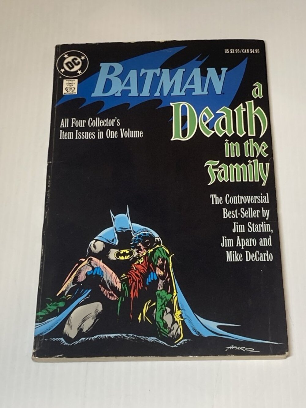 Batman A Death in the Family TPB (1988) DC Comics  Vintage Book